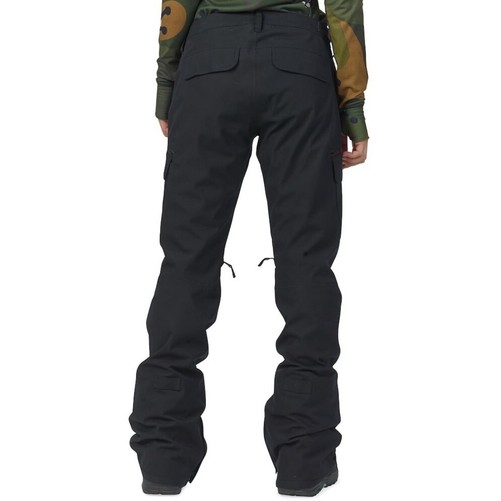 SOLD Burton Gloria TALL True Black Snowboard Pants sz S - Picture 3 of 8